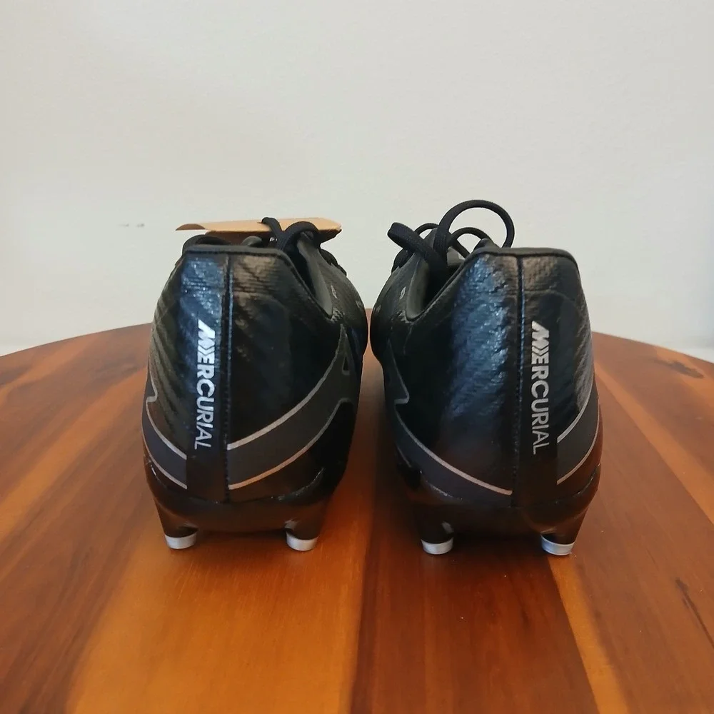 Nike Soccer Cleats Mens 6.5 Black Mercurial Zoom Vapor 15 Academy Futbol Shoes‎
